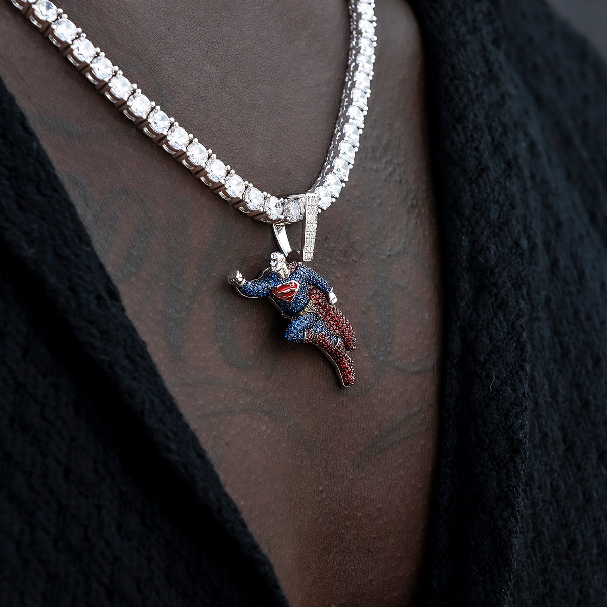 Official DC Comics Superman Full Body Pendant