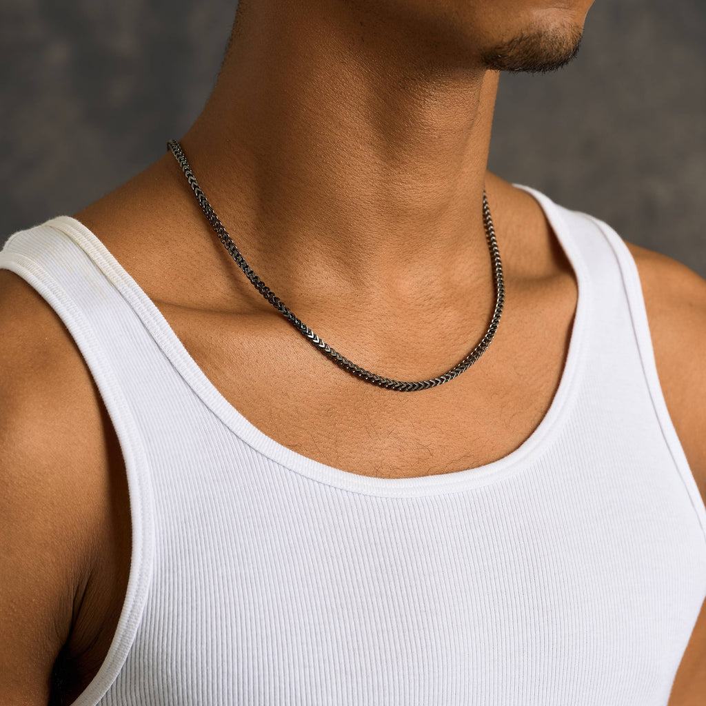 Franco Chain in Black - 3mm